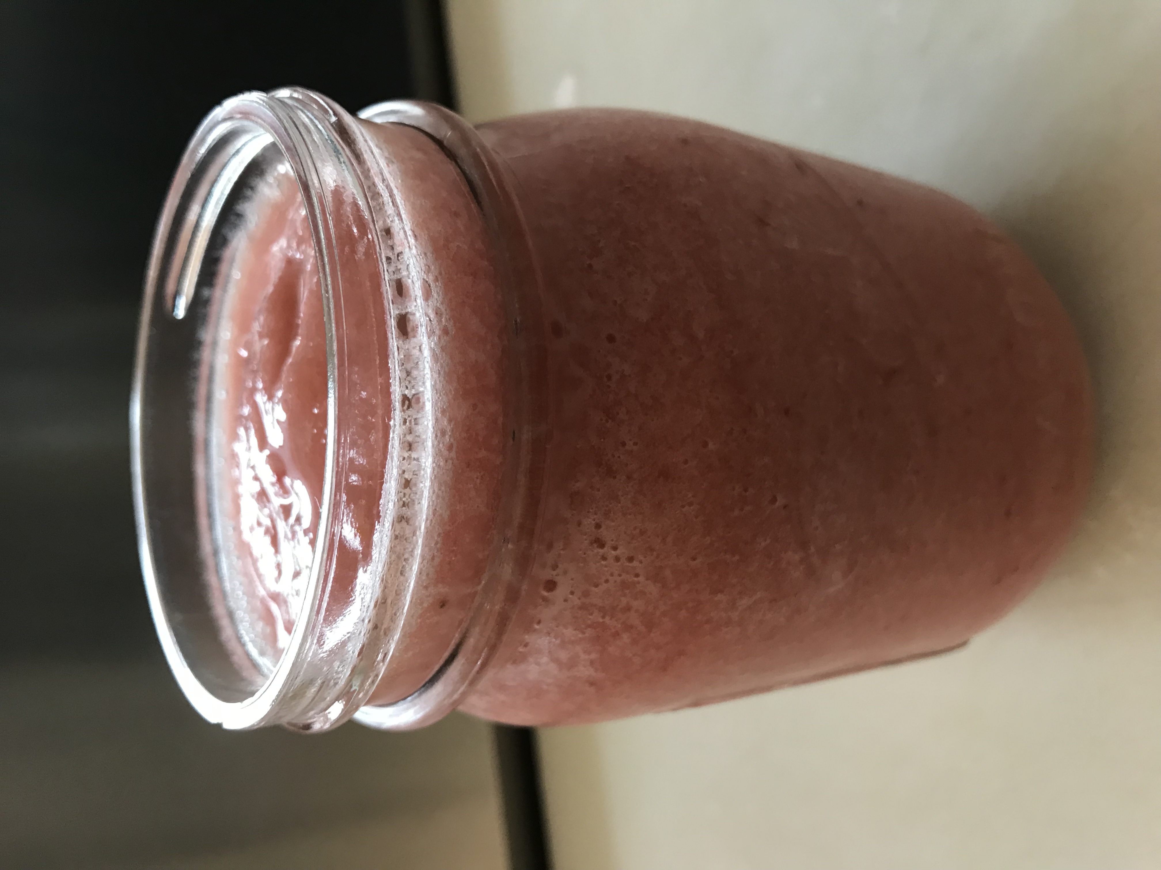Order Strawberry and Banana Smoothie food online from Lily Creperie store, San Mateo on bringmethat.com