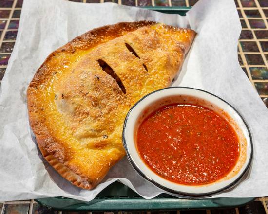 Order Meat Calzone food online from Wit's Inn store, New Orleans on bringmethat.com
