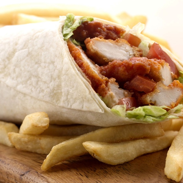 Order Grilled Chicken Wrap food online from A1 Pizza & Subs store, Baltimore on bringmethat.com