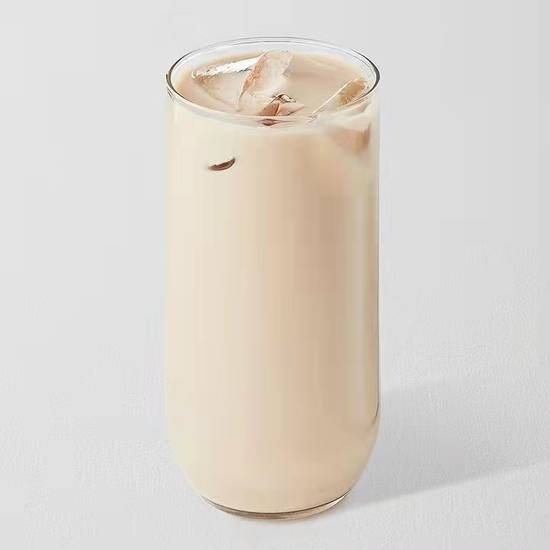 Order White Peach Oolong Milk Tea food online from Sunright Tea Studio store, Sunnyvale on bringmethat.com