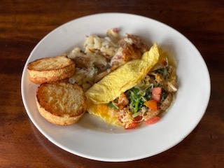 Order Amy's Omelet food online from Marco Cafe & Espresso Bar store, Portland on bringmethat.com