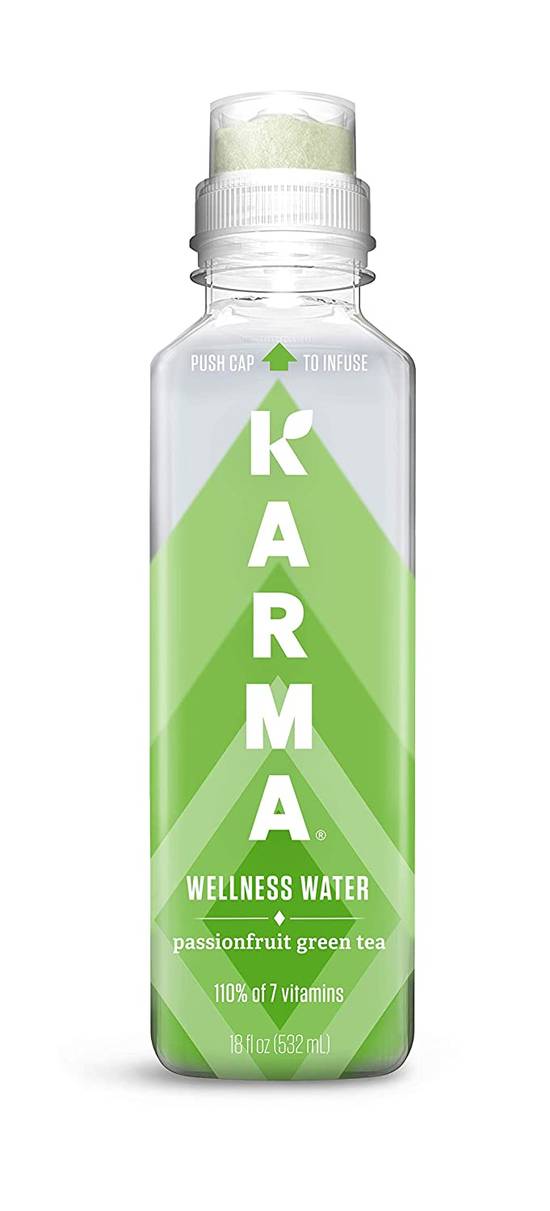 Order Karma Wellness Water Passionfruit Green Tea food online from Exxon Food Mart store, Port Huron on bringmethat.com