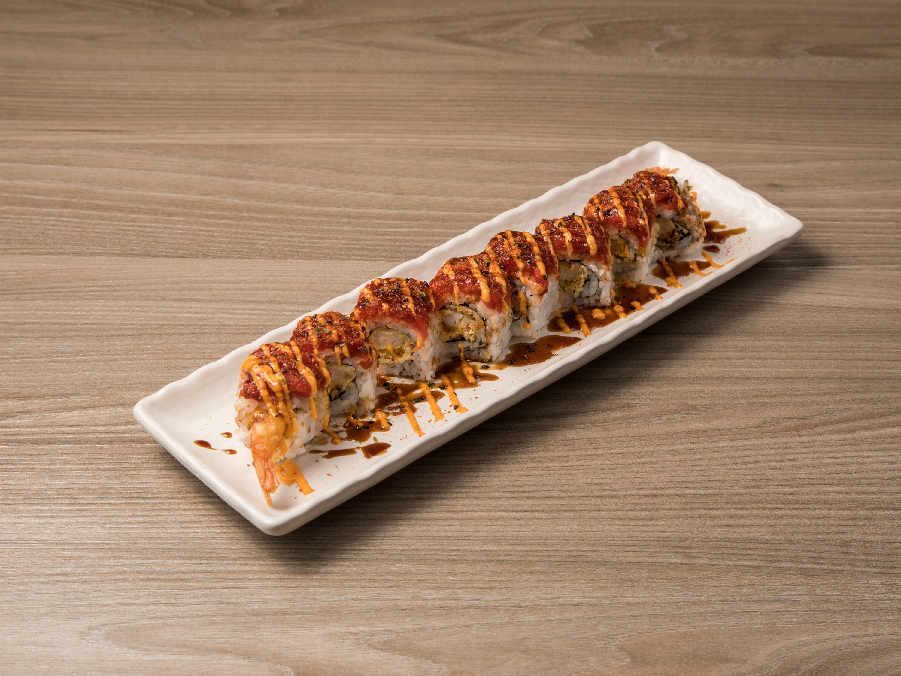 Order S30. Hot Night Roll food online from Lychee Kitchen store, Phoenix on bringmethat.com