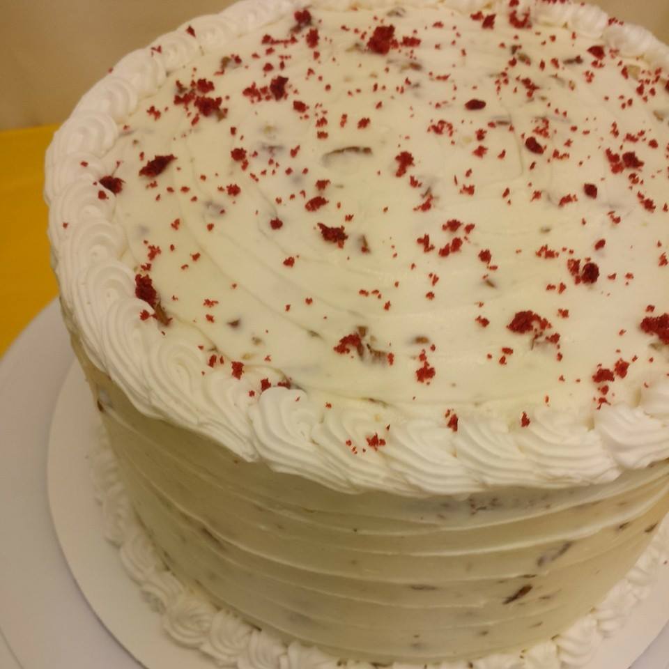 Order Red Velvet Cake food online from Rickey Js Bakery Inc store, Pinson on bringmethat.com