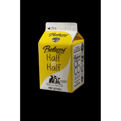 Order Producers Half & Half Creamer 1 Pint food online from 7-Eleven store, Chico on bringmethat.com