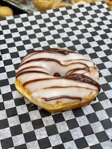 Order Zebra Donut food online from Bearscat Bakery store, Mesa on bringmethat.com