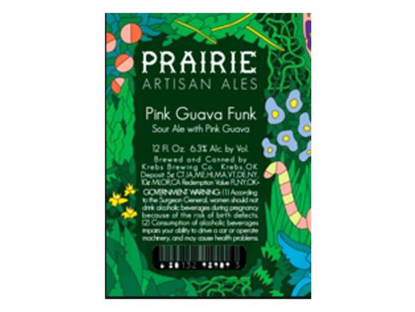 Order Prairie Pink Guava Funk - 4x 12oz Cans food online from Garfield's Beverage Warehouse store, Chicago on bringmethat.com