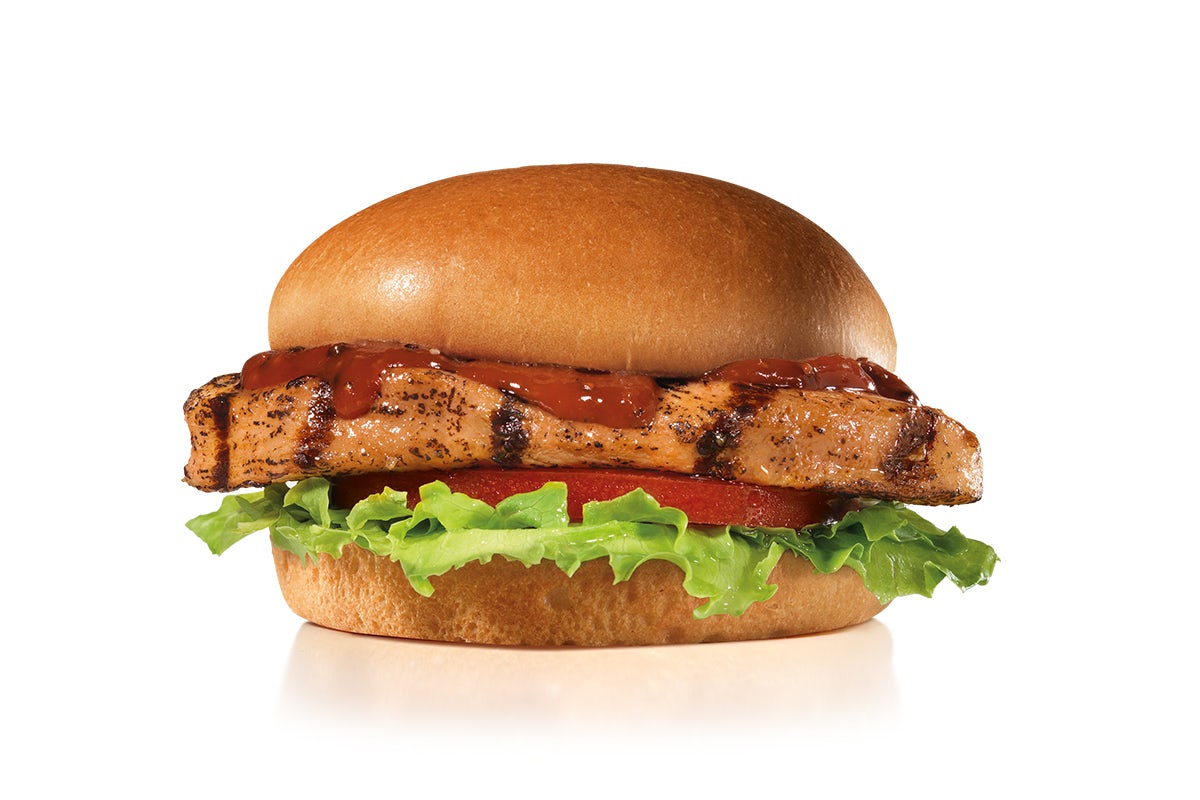 Order Charbroiled BBQ Chicken™ Sandwich food online from Carl's Jr. store, Clovis on bringmethat.com