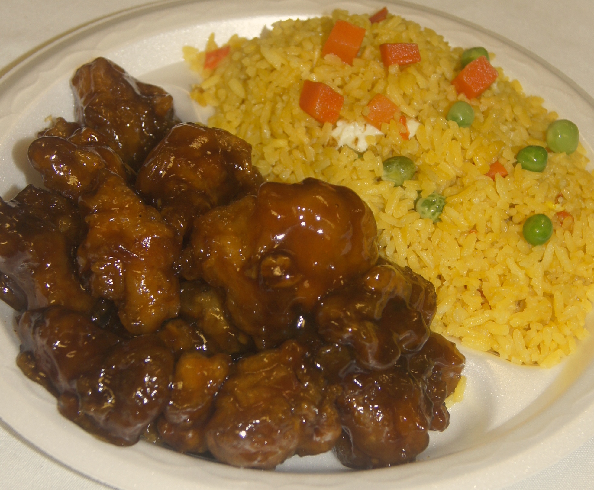Order  General Tso's Chicken Fried Rice food online from China Express store, Syracuse on bringmethat.com