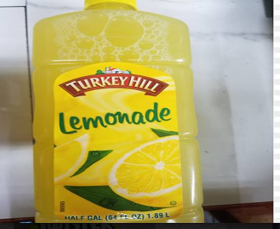 Order Turkey Hill Lemonade (64 fl oz) food online from W Z Food Market store, Roosevelt on bringmethat.com