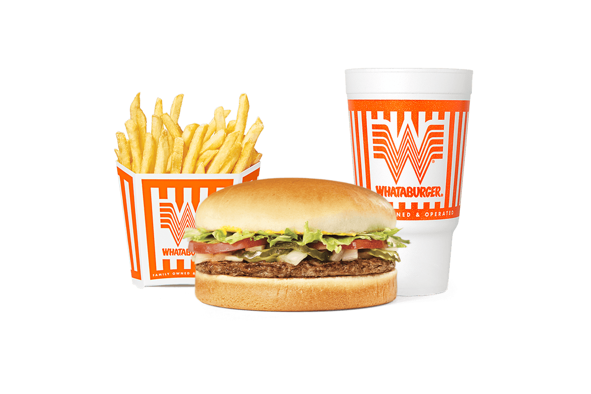 Order #1 Whataburger® Whatameal® food online from Whataburger store, Baytown on bringmethat.com