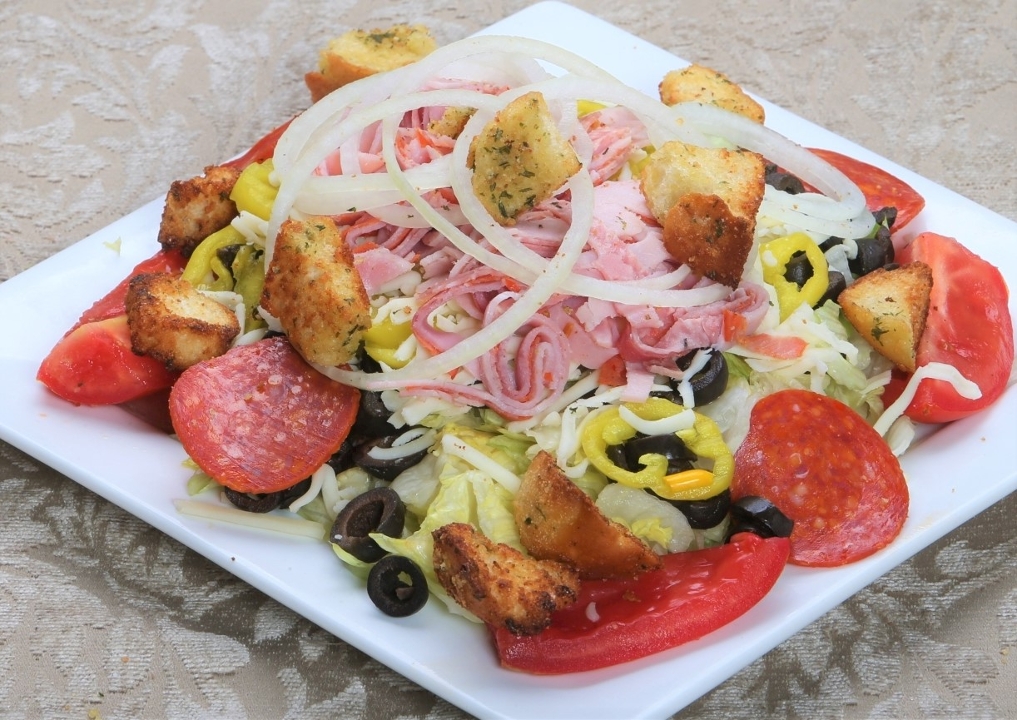 Order Zeppe's Antipasto Salad food online from Zeppe's Pizzeria store, Painesville on bringmethat.com