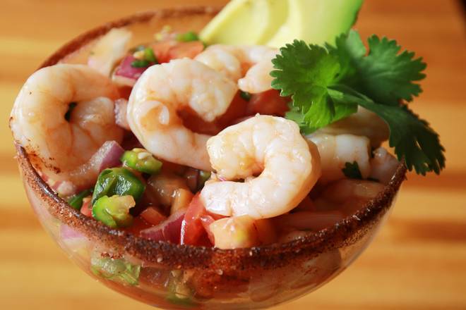 Order Shrimp Cocktail food online from Que Pasa Cantina store, Rapid City on bringmethat.com