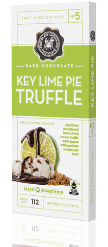 Order 5. Dark Key Lime Pie Truffle Bar food online from Chocolate Chocolate Chocolate store, Kirkwood on bringmethat.com