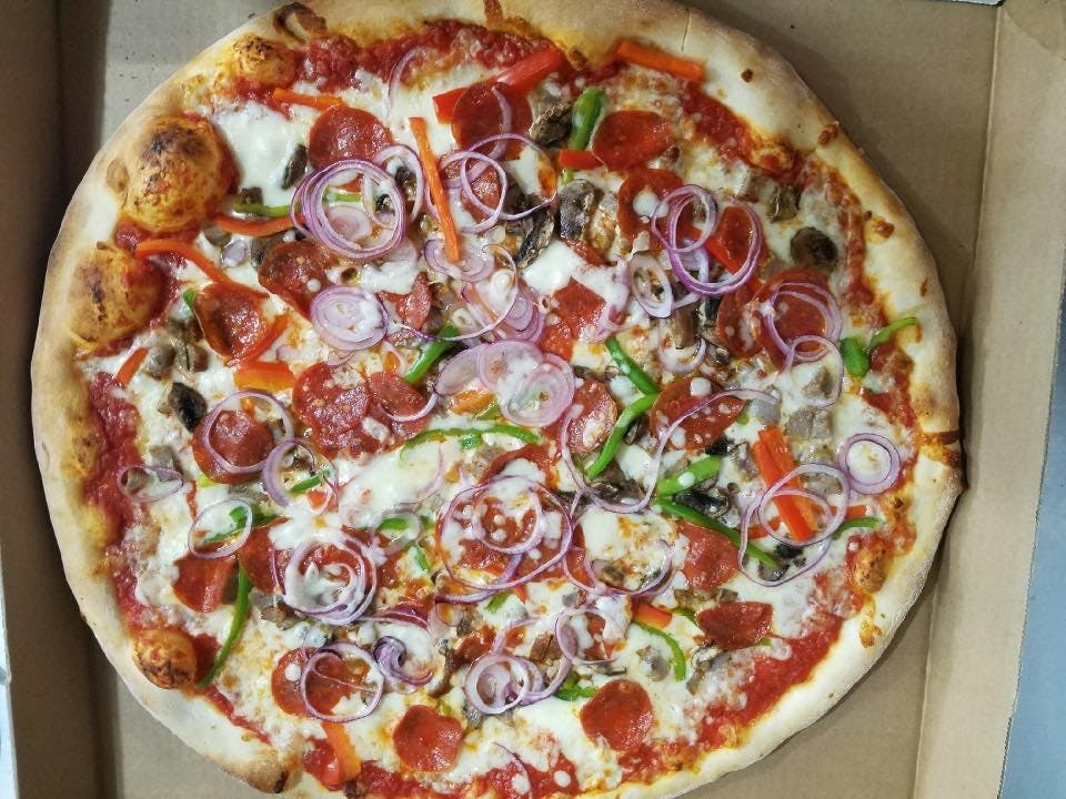 Order Bridesburg Special Pizza - Small 12" food online from Bridesburg Pizza store, Philadelphia on bringmethat.com