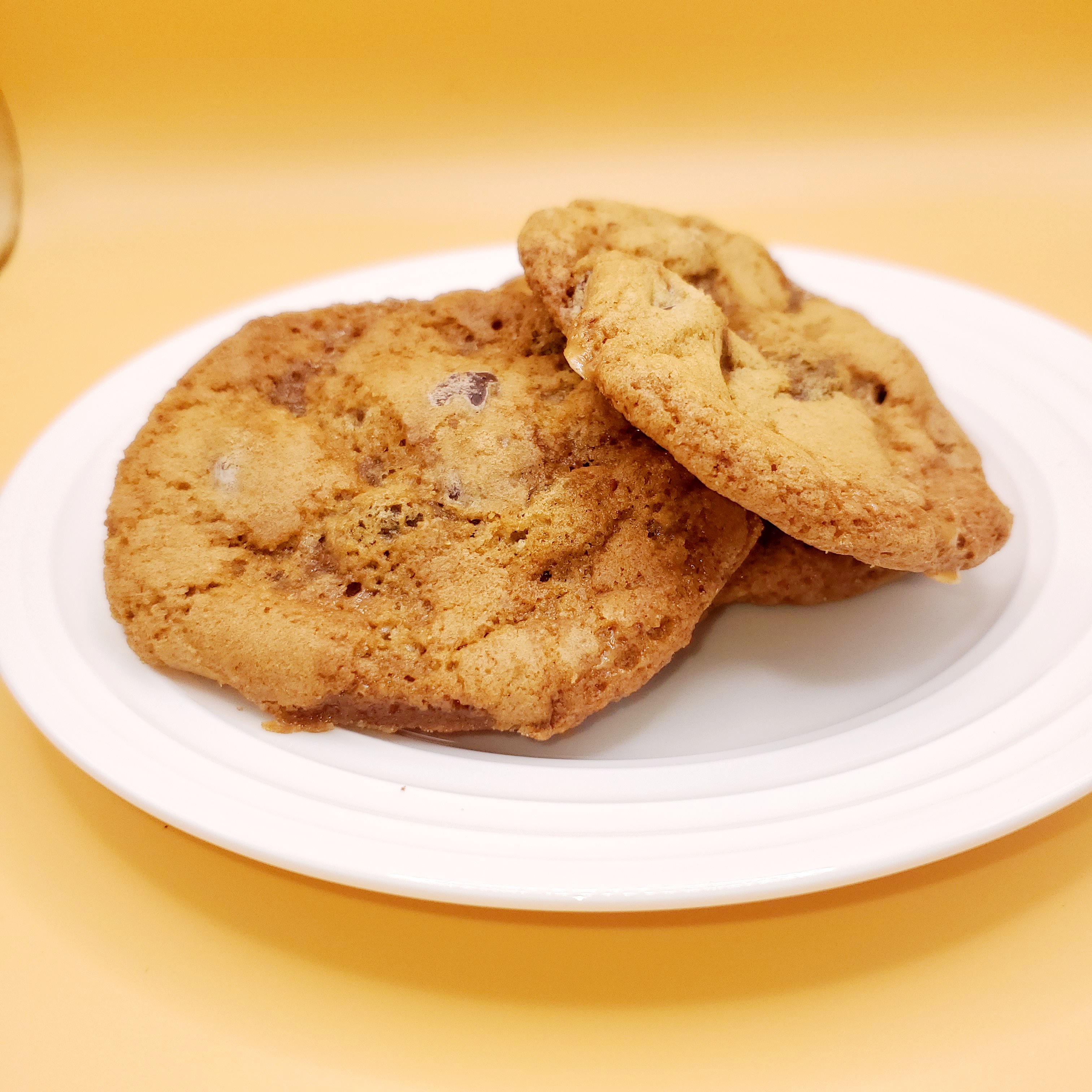 Order Buttercrunch Chocolate Chip Cookie food online from Aunt Kelly Cookies store, Baltimore on bringmethat.com