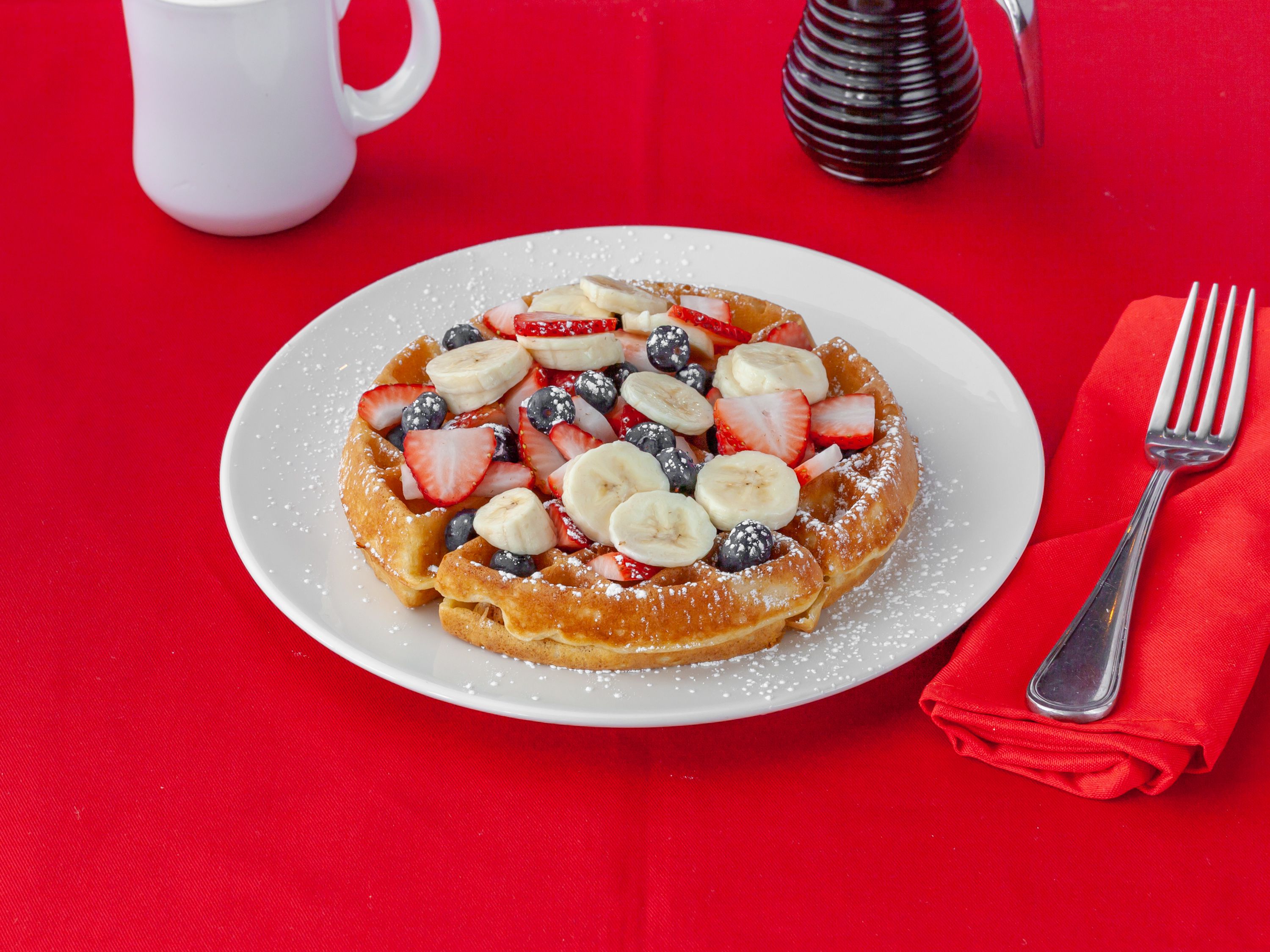 Order Berry Waffle food online from Stacks store, Cicero on bringmethat.com