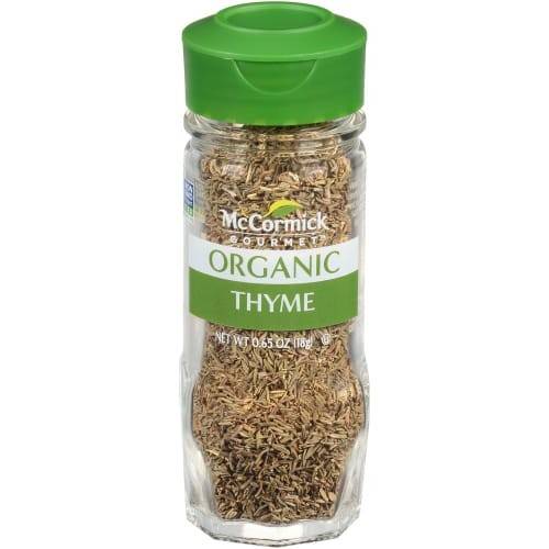 Order McCormick · Gourmet Organic Thyme (0.7 oz) food online from Safeway store, Menlo Park on bringmethat.com