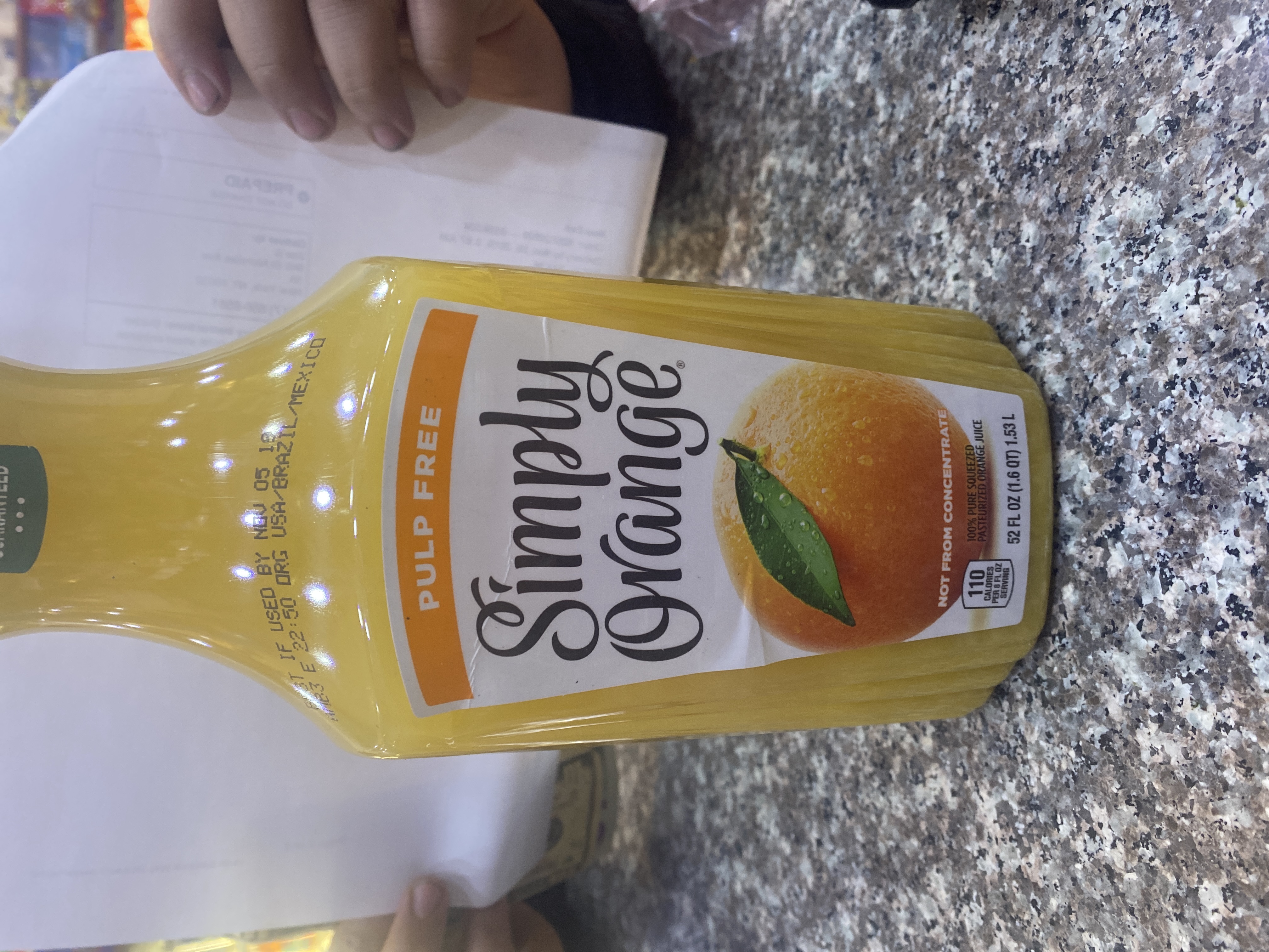 Order Simply orange juice food online from New Deli store, New York on bringmethat.com