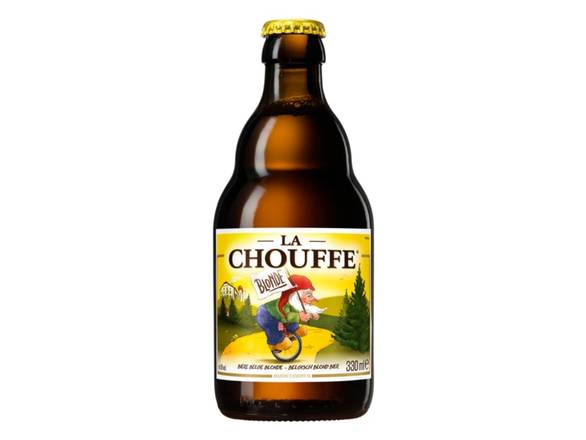 Order La Chouffe Golden Ale - 4x 11.2oz Bottles food online from Wine Expo store, Santa Monica on bringmethat.com