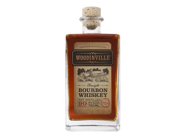 Order Woodinville Whiskey Straight Bourbon - 750ml Bottle food online from Josh Wines & Liquors Inc store, New York on bringmethat.com