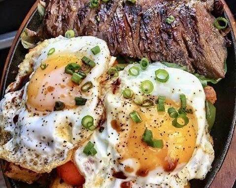 Order Eggs On A Steak food online from Ajs2go store, Los Angeles on bringmethat.com