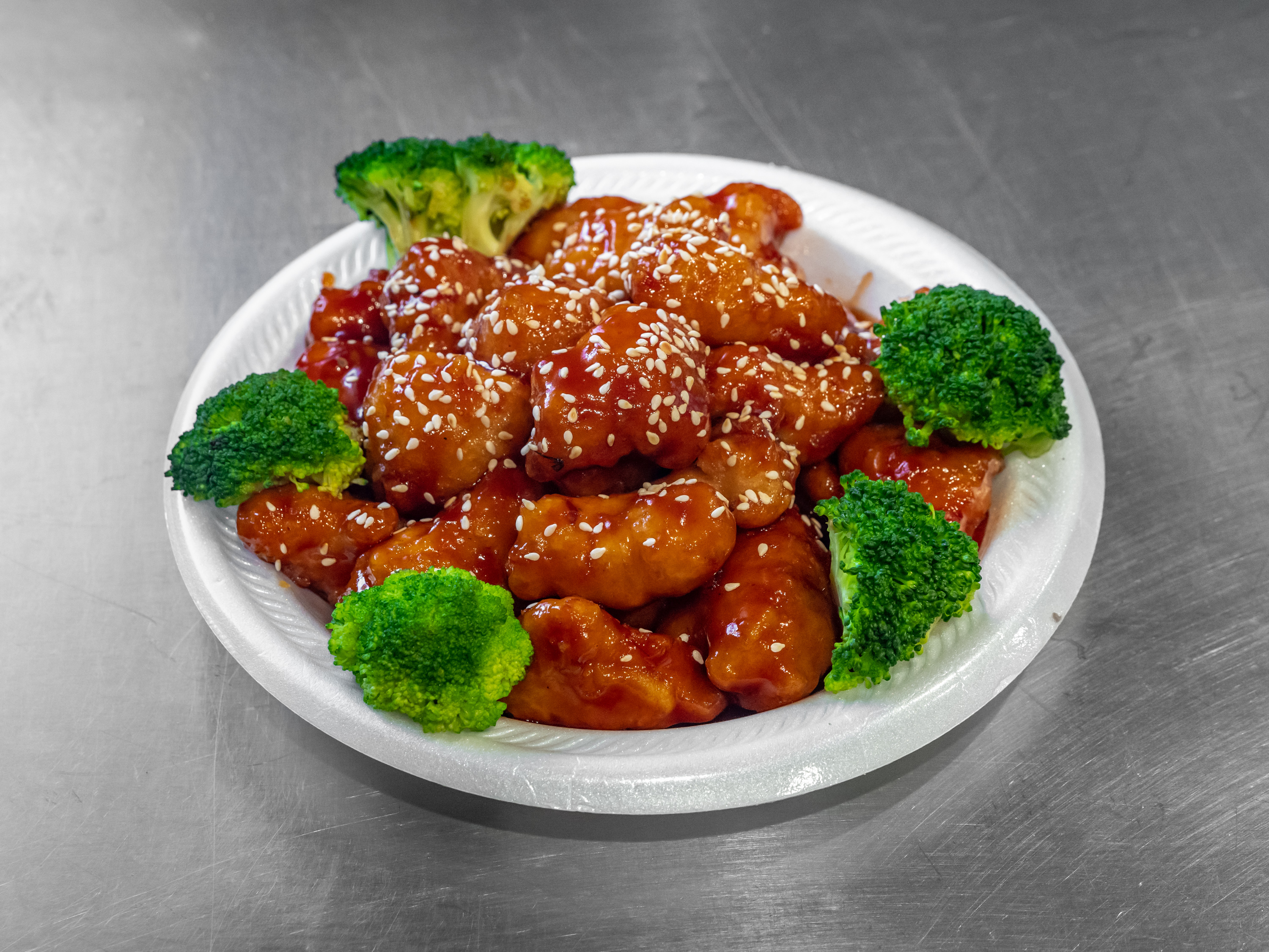 Order Sesame Chicken  food online from China Moon store, Clinton Township on bringmethat.com