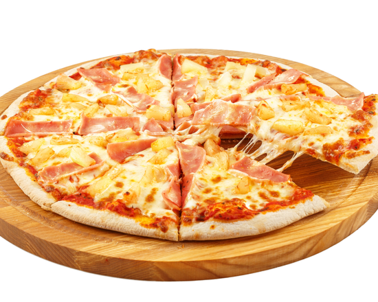 Order Hawaiian Pizza Slice food online from Charlie's Calzone Co store, San Francisco on bringmethat.com