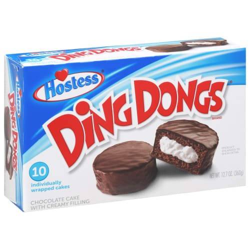 Order Hostess · Ding Dongs Chocolate Cake with Creamy Filling (10 ct) food online from Safeway store, Rehoboth Beach on bringmethat.com