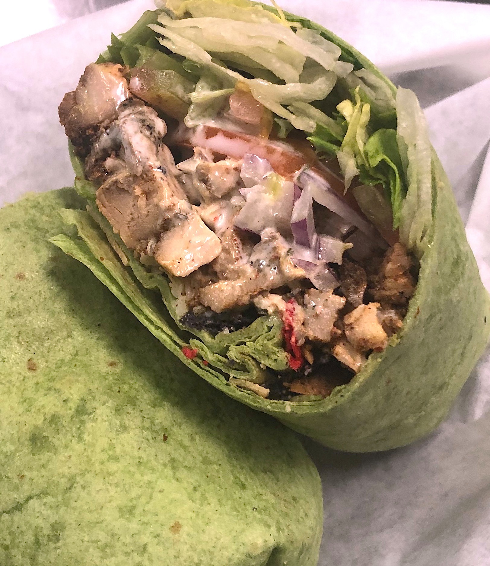 Order Southwest Chicken Wrap food online from Sequoia On The Go store, Bakersfield on bringmethat.com