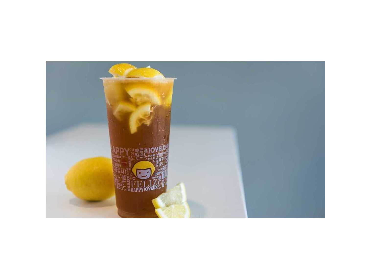 Order C1. Freshly Squeezed Lemon Green Tea food online from Happy Lemon store, Foster City on bringmethat.com