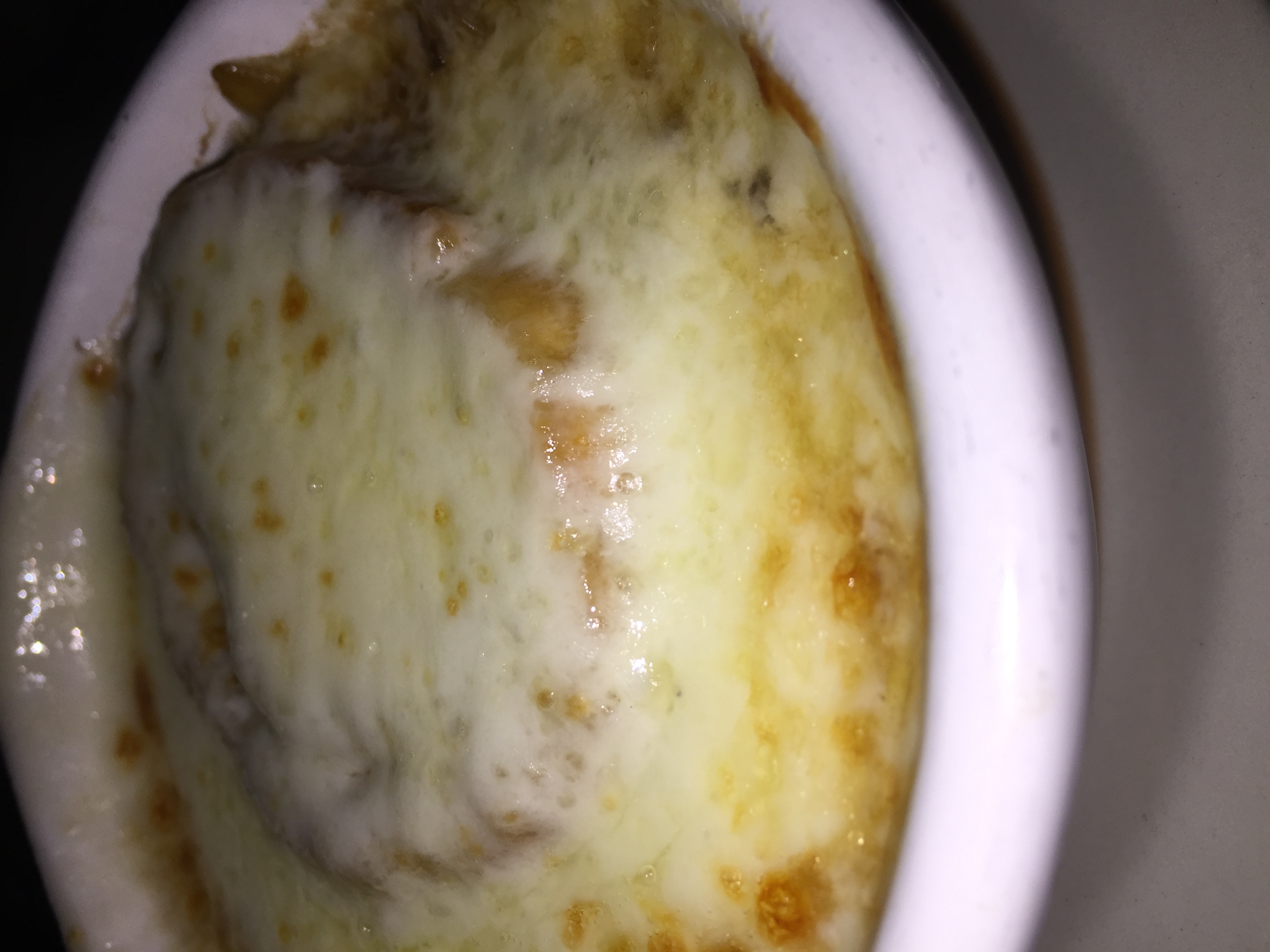 Order Baked French Onion Soup food online from Kirby Taphouse store, Fayetteville on bringmethat.com