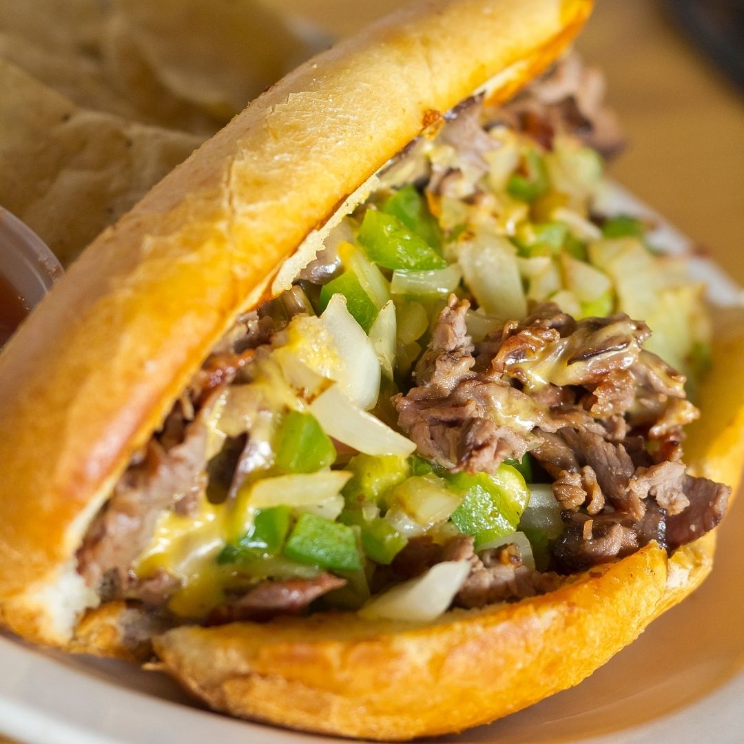 Order Philly Steak Sandwich food online from Rick Kitchen store, Yuma on bringmethat.com