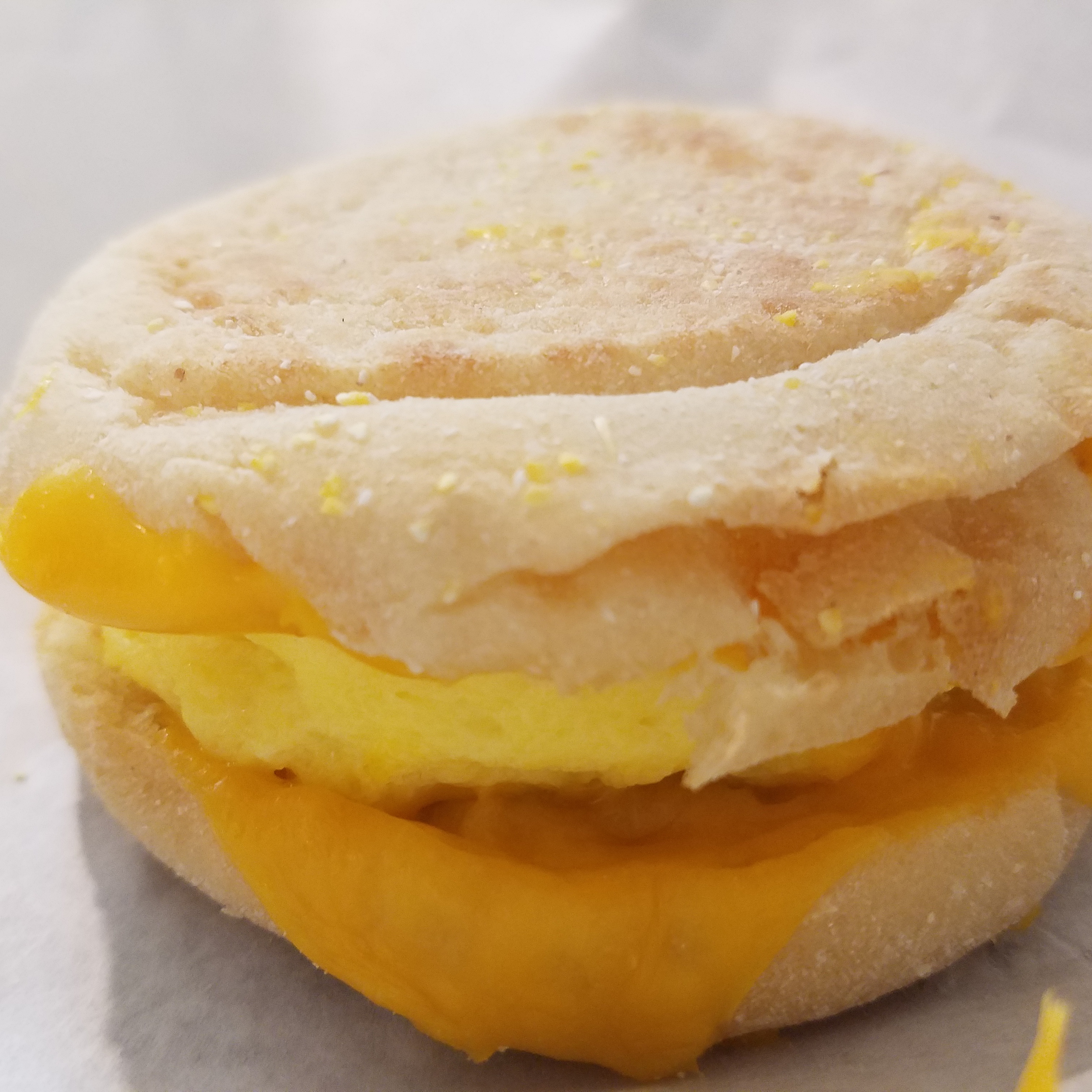 Order Egg and Cheese Muffin Sandwich food online from La Matcha Cafe store, Burlingame on bringmethat.com