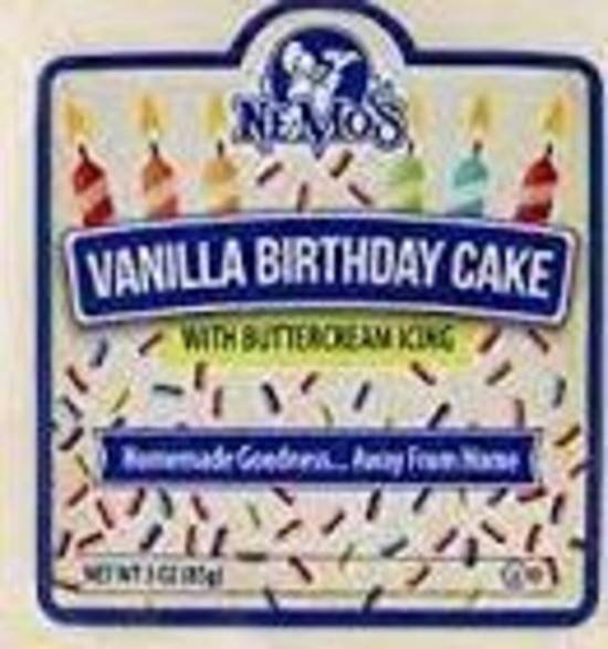 Order Nemo's Vanilla Birthday Cake food online from IV Deli Mart store, Goleta on bringmethat.com