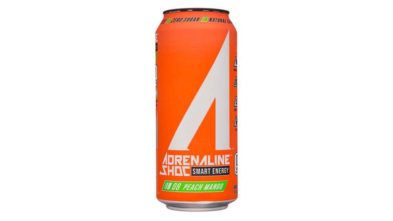 Order Adrenaline Shoc Peach Mango Smart Energy Drink food online from Red Roof Market store, Lafollette on bringmethat.com