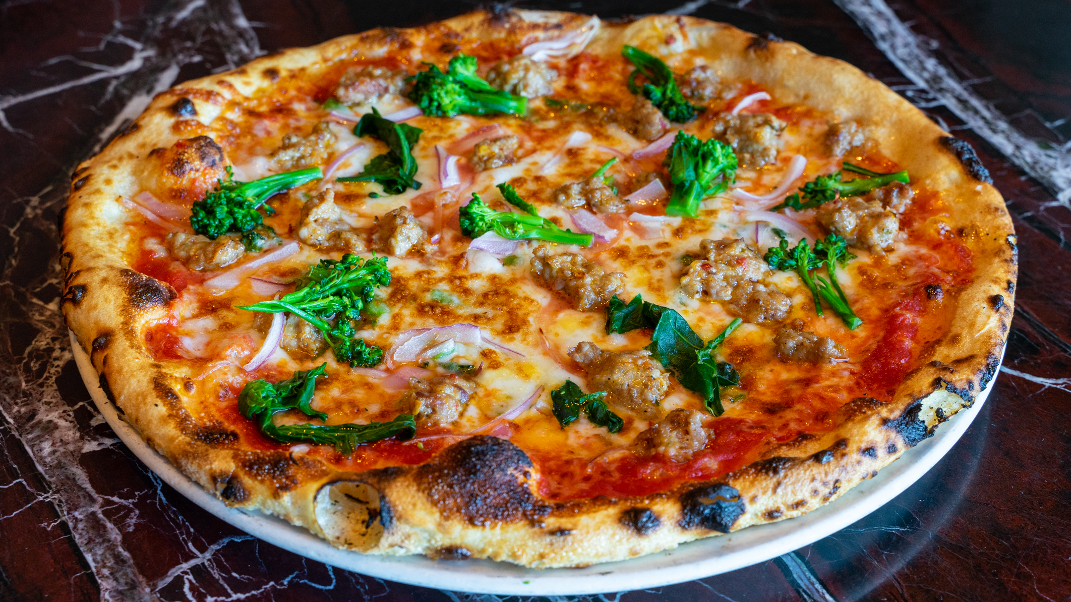 Order Salsiccia Pizza food online from Poggio Trattoria store, Sausalito on bringmethat.com