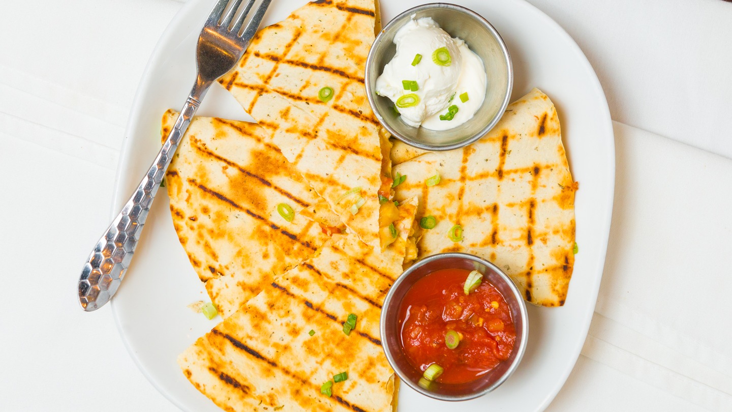 Order Chicken Quesadilla food online from Recovery Sports Grill store, Troy on bringmethat.com