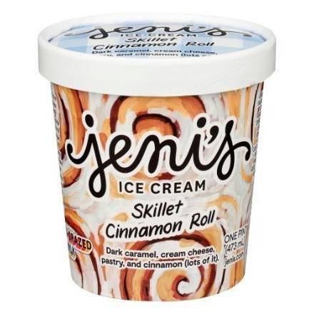 Order Jeni's Skillet Cinnamon Roll Ice Cream (1 Pint) food online from Dolcezza Gelato store, Arlington on bringmethat.com