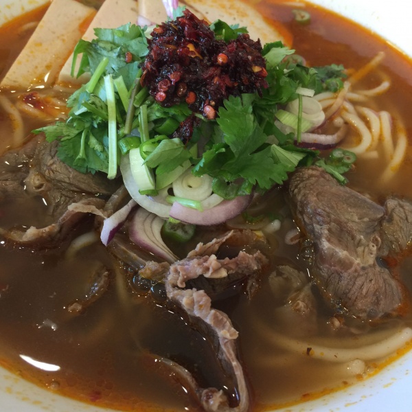 Order Bun Bo Hue Soup food online from Big Bites Vietnamese Eatery store, Mountain View on bringmethat.com