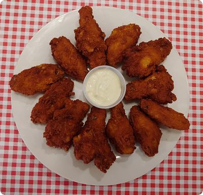 Order 6 Pieces Chicken Wings food online from Venezia Pizza store, Morrisville on bringmethat.com