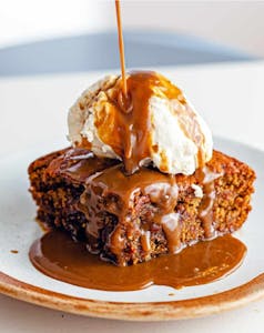 Order Sticky Toffee Pudding & IceCream food online from Chefyummi Dishes store, Celina on bringmethat.com