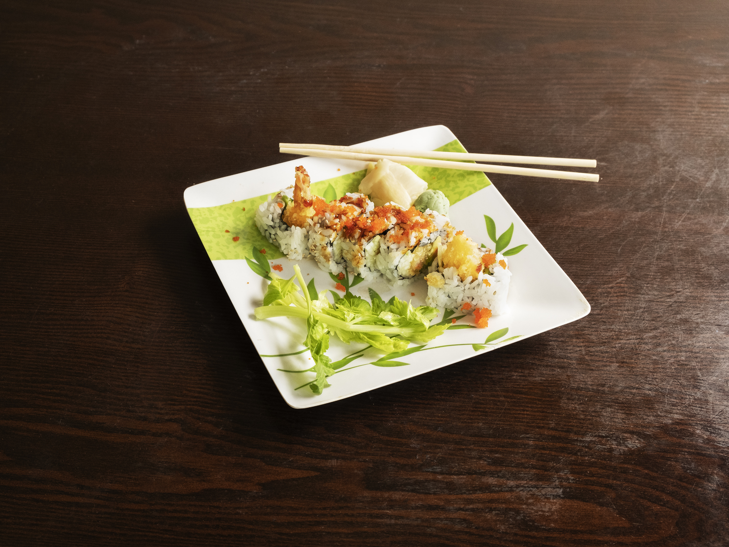 Order R7. Shrimp Tempura Roll food online from Beijing Chinese & Japanese Food store, Ridgewood on bringmethat.com