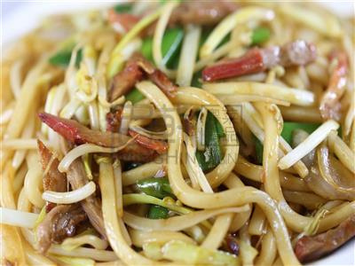 Order Stir Fried Udon with BBQ Pork food online from MingHin Cuisine - Rolling Meadows store, Rolling Meadows on bringmethat.com