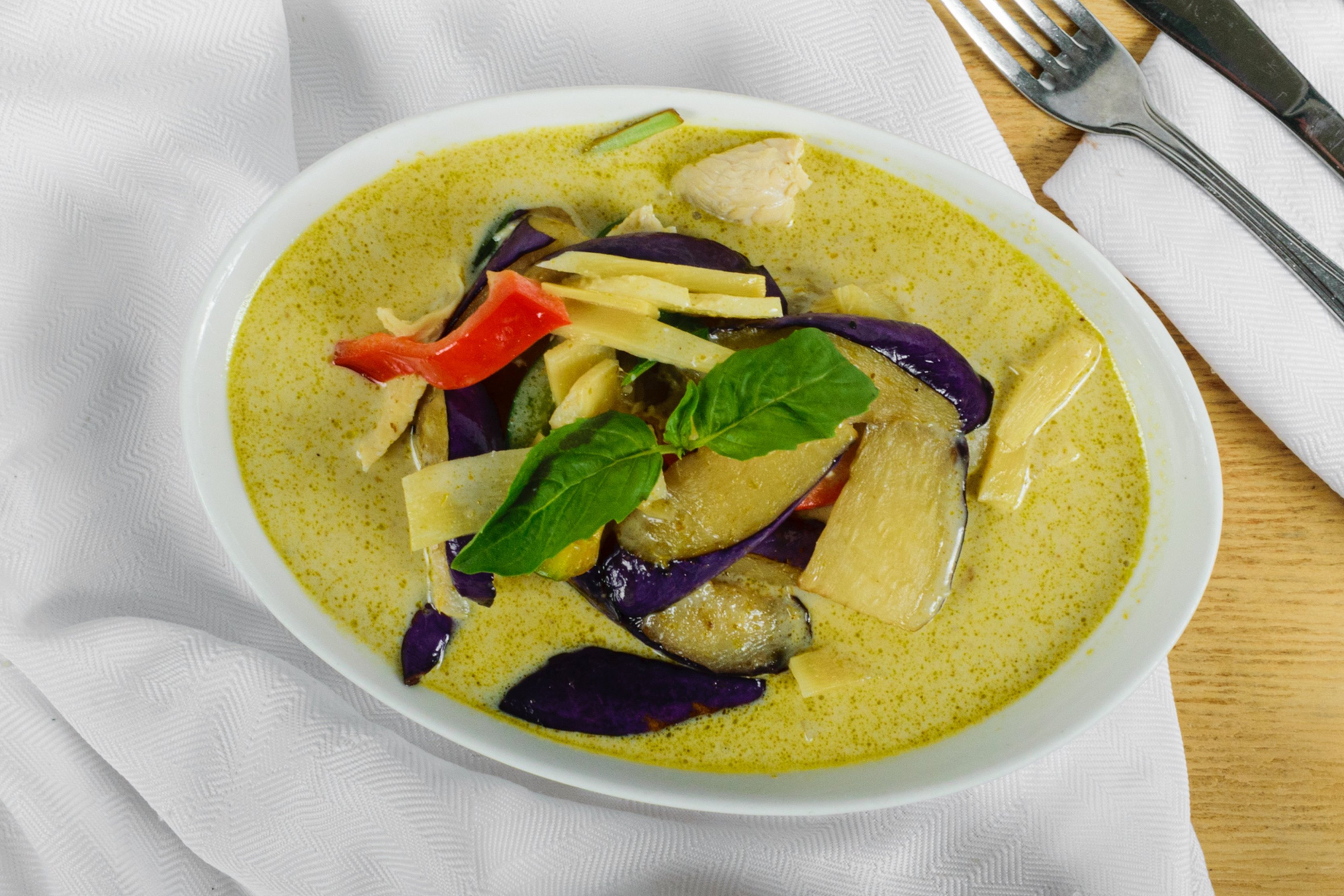 Order 55. Green Curry food online from Thai Pepper store, Huntington Beach on bringmethat.com