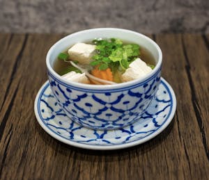Order Vegetable Soup & Soft Tofu food online from Morningside Thai Restaurant store, Houston on bringmethat.com