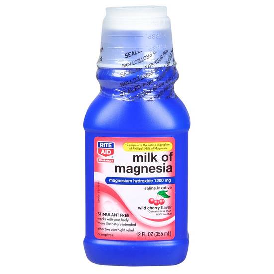 Order Rite Aid Milk of Magnesia Wild Cherry (12 oz) food online from Rite Aid store, Mammoth Lakes on bringmethat.com