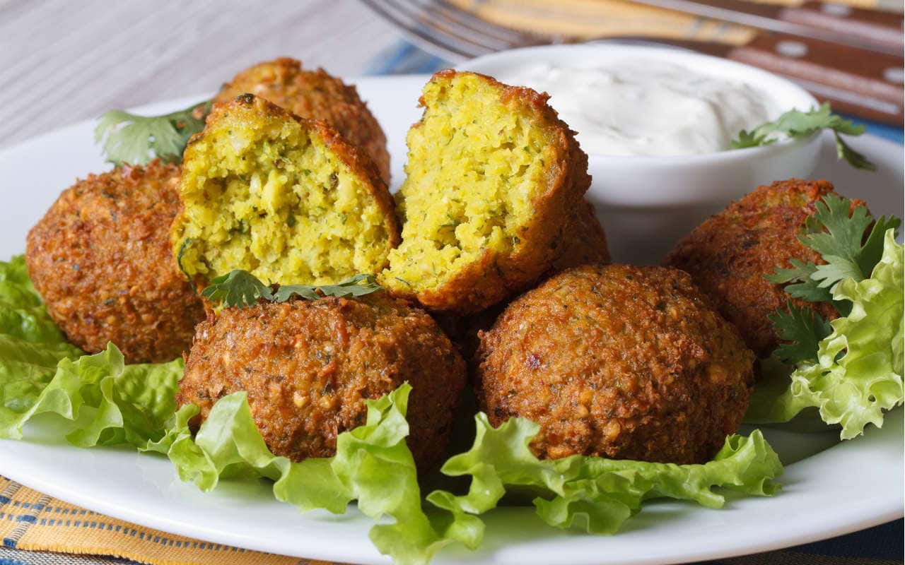 Order Falafel food online from AkCafe store, Clifton on bringmethat.com
