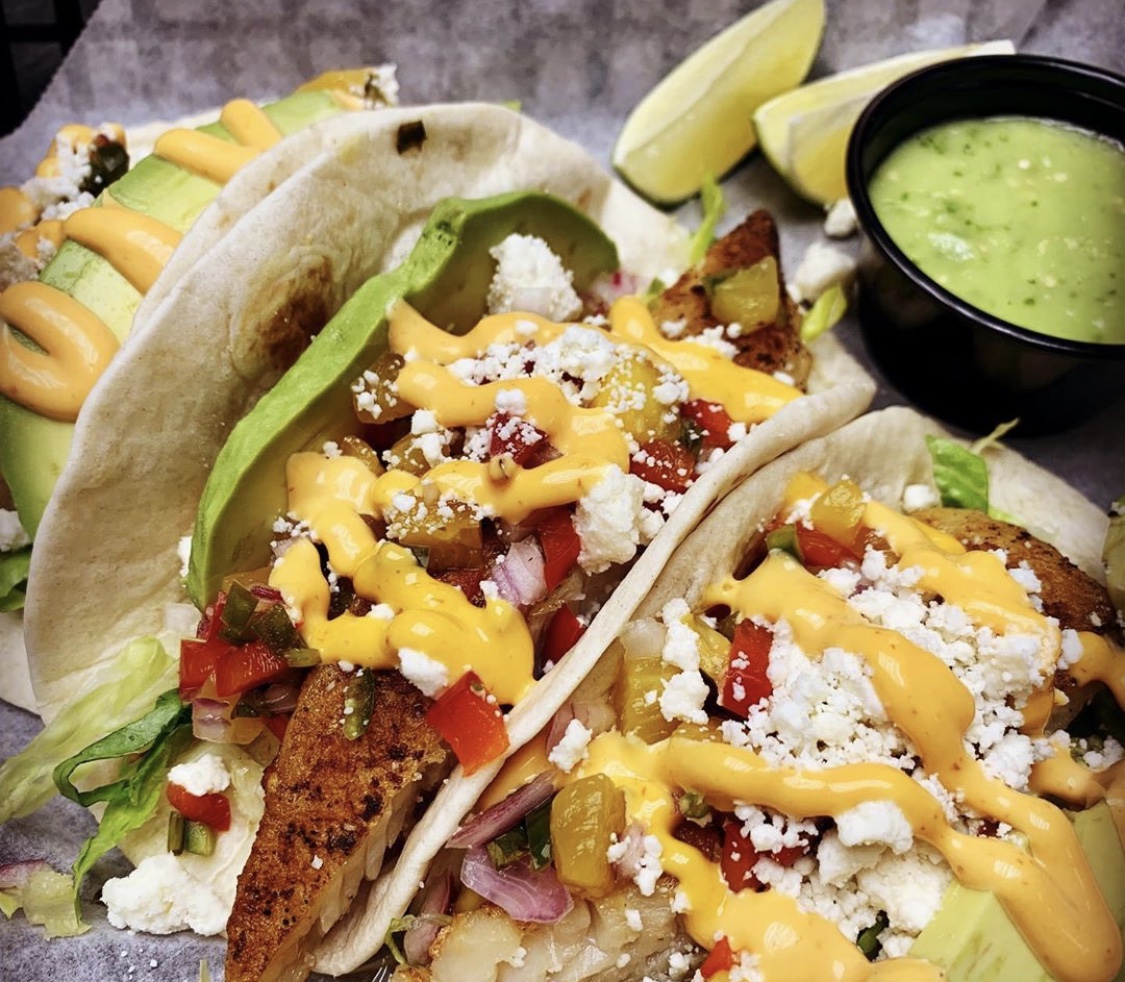 Order Blackened Fish Tacos food online from Con Murphy's store, Philadelphia on bringmethat.com