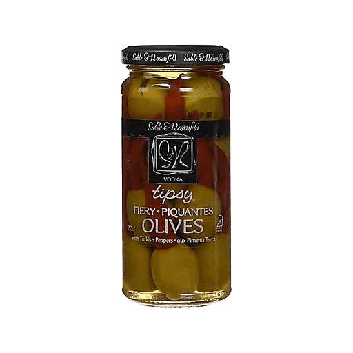 Order Sable & Rosenfeld Vodka Tipsy Fiery Olives (5 OZ) 130534 food online from Bevmo! store, Chico on bringmethat.com